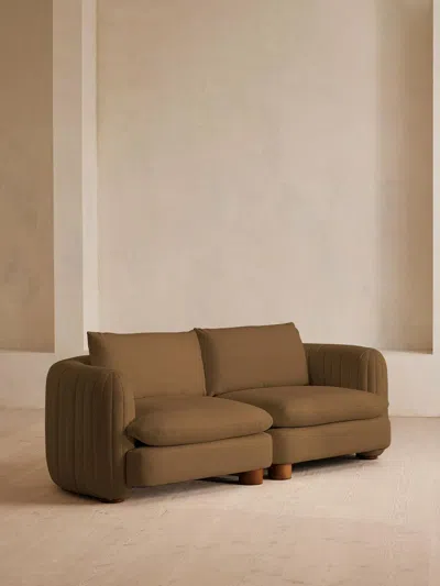 Soho Home Vivienne Sectional Sofa In Green