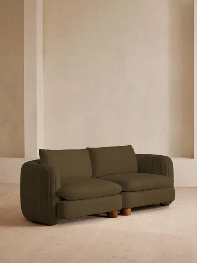 Soho Home Vivienne Sectional Sofa In Green