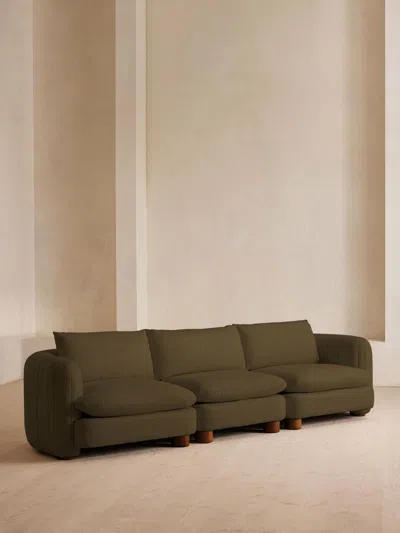 Soho Home Vivienne Sectional Sofa In Green