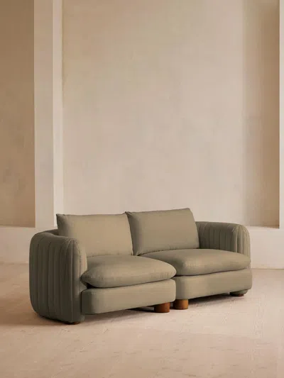 Soho Home Vivienne Sectional Sofa In Green