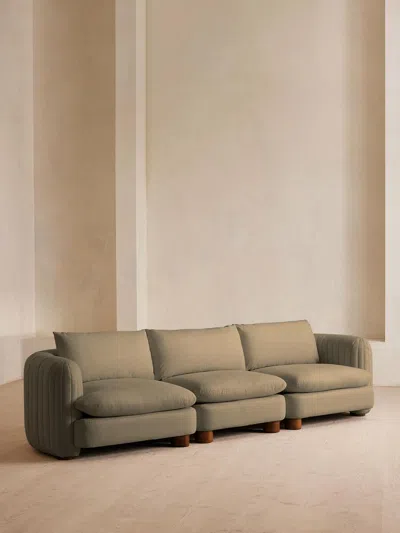 Soho Home Vivienne Sectional Sofa In Green