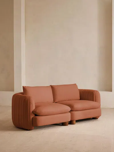 Soho Home Vivienne Sectional Sofa In Red