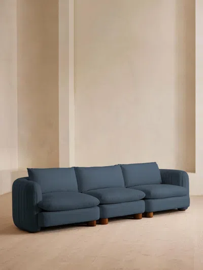 Soho Home Vivienne Sectional Sofa In Blue