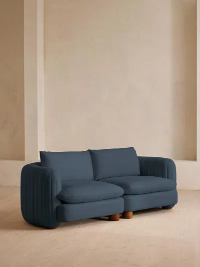 Soho Home Vivienne Sectional Sofa In Blue