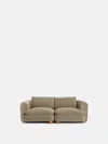 Soho Home Vivienne Sectional Sofa In Camel