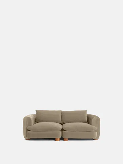 Soho Home Vivienne Sectional Sofa In Camel