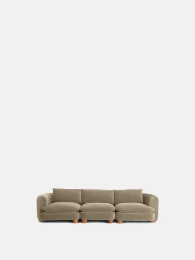 Soho Home Vivienne Sectional Sofa In Camel