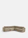 Soho Home Vivienne Sectional Sofa In Camel