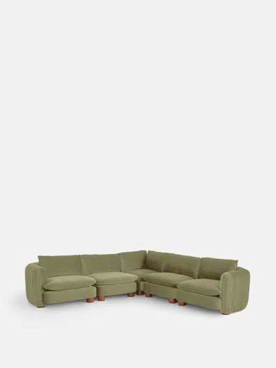 Soho Home Vivienne Sectional Sofa In Lichen
