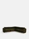 Soho Home Vivienne Sectional Sofa In Olive