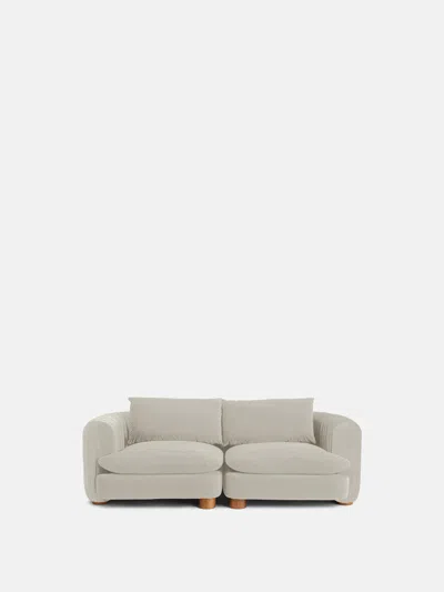 Soho Home Vivienne Sectional Sofa In Porcelain