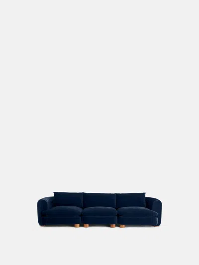 Soho Home Vivienne Sectional Sofa In Royal Blue