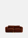 Soho Home Vivienne Sectional Sofa In Rust