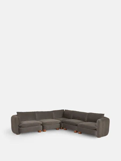 Soho Home Vivienne Sectional Sofa In Taupe
