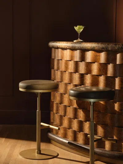 Soho Home Wardell Barstool In Green
