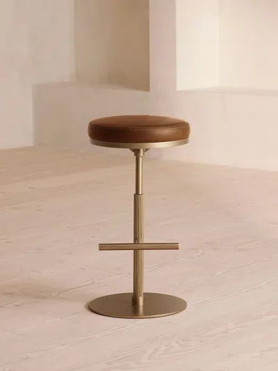 Soho Home Wardell Counter Stool In Brown