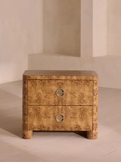 Soho Home Warwick Bedside Table In Brown