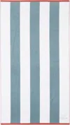 Soho Home White & Gray 'miami' House Pool Towel In N/a