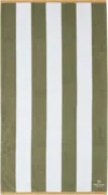 Soho Home White & Green 'mexico City' House Pool Towel In N/a