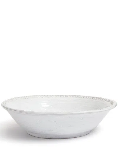 Soho Home White Hillcrest Stoneware Serving Bowl