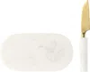Soho Home White Jermyn Chopping Board & Knife Set In White