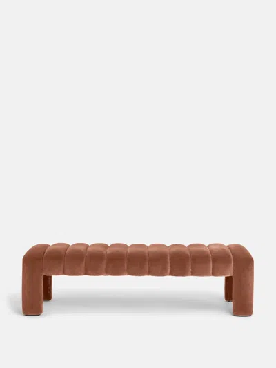 Soho Home Willis Bench In Brown