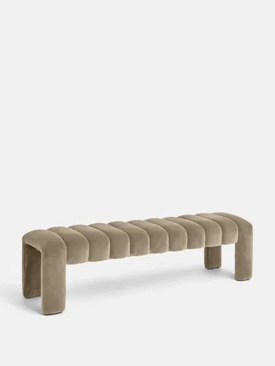 Soho Home Willis Bench In Camel