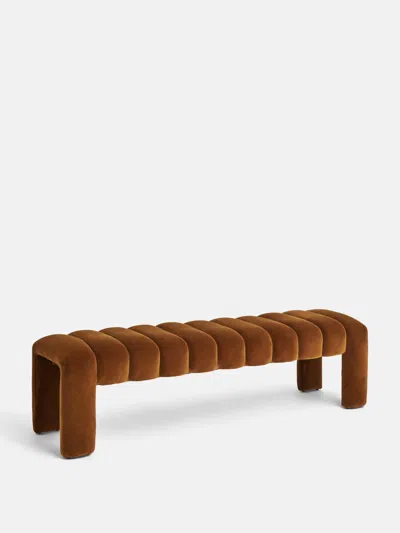 Soho Home Willis Bench In Mustard