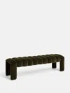 Soho Home Willis Bench In Olive