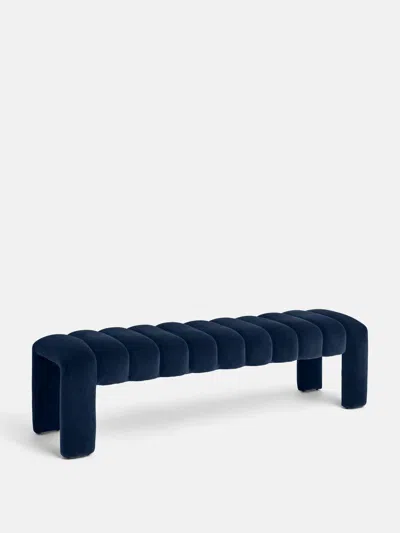 Soho Home Willis Bench In Royal Blue