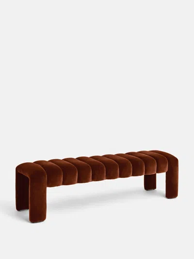 Soho Home Willis Bench In Rust