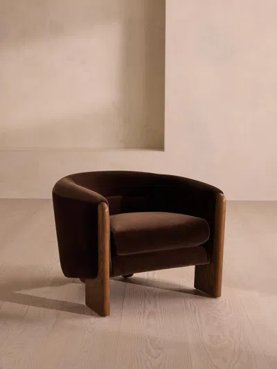Soho Home Winnie Armchair In Brown