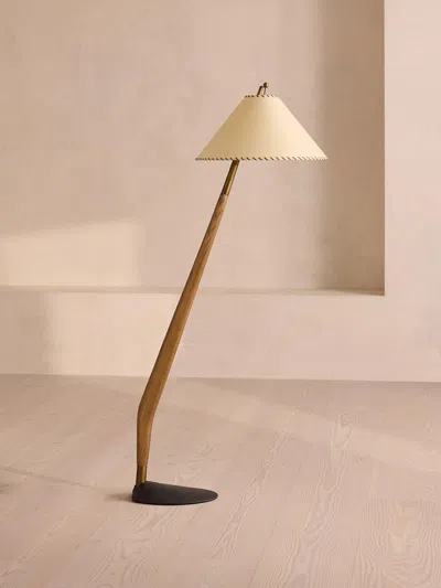 Soho Home Wren Floor Lamp In Brown