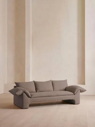 Soho Home Wyatt Three Seater Sofa In Gray