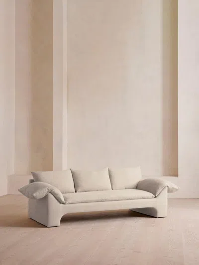 Soho Home Wyatt Three Seater Sofa In White