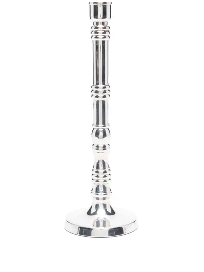 Soho House Stiden Candle Holder (27cm) In Silver