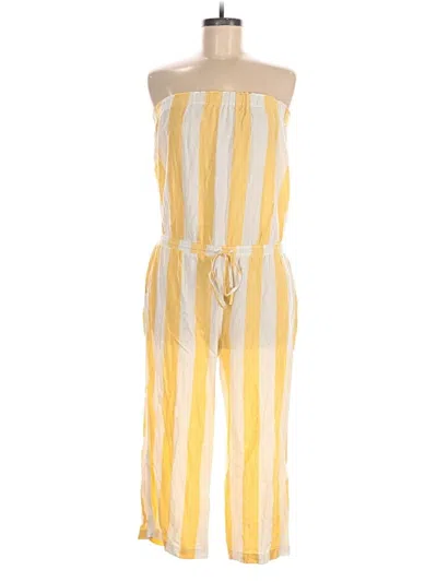 Pre-owned Soho Jeans New York & Company Jumpsuit In Yellow