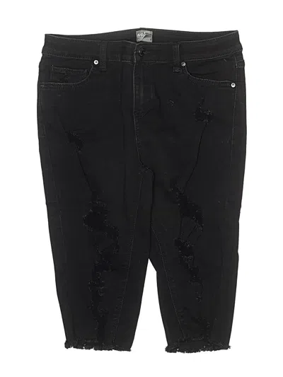 Pre-owned Soho Jeans New York & Company Overall Shorts In Black