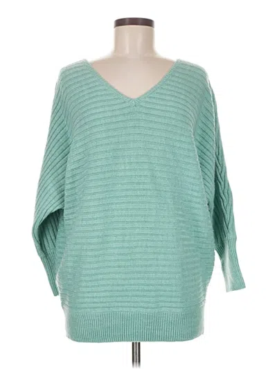 Pre-owned Soho Jeans New York & Company Poncho In Blue