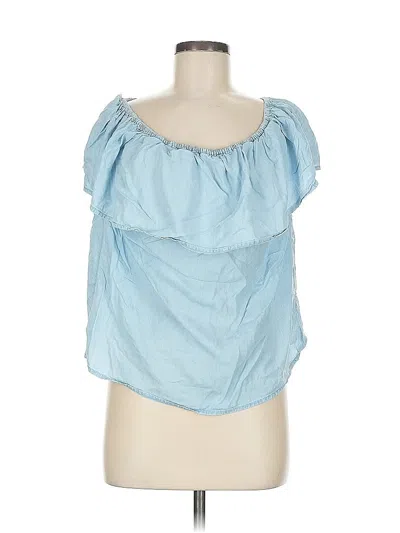 Pre-owned Soho Jeans New York & Company Tube Top In Blue