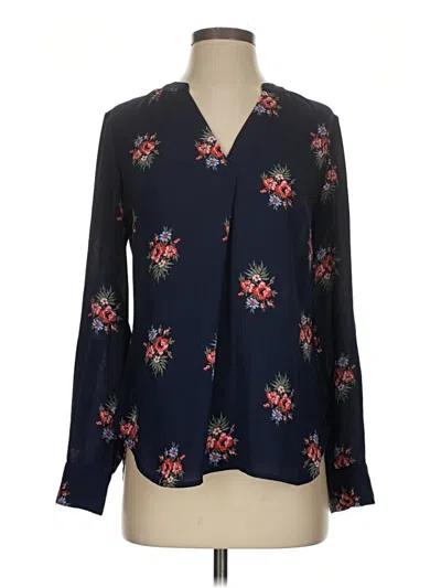 Pre-owned Soho Long Sleeve Blouse In Blue