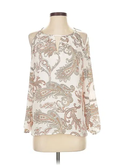 Pre-owned Soho Long Sleeve Blouse In Ivory