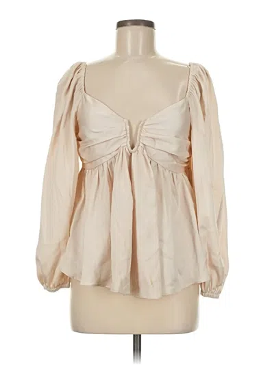 Pre-owned Soho Long Sleeve Blouse In Ivory
