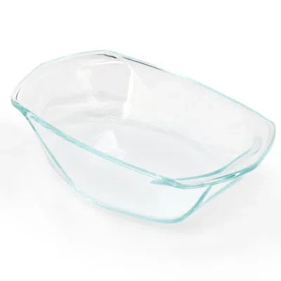 Soho Lounge Carnegie Hill 10 Inch X 5.9 Inch X 2.6 Inch Tempered Glass Loaf Pan With Built-in Handles In Clear
