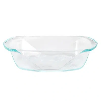 Soho Lounge Carnegie Hill 12.6 Inch X 8.3 Inch X 2.8 Inch Tempered Glass Lasagna Pan With Built-in Handles In Clear