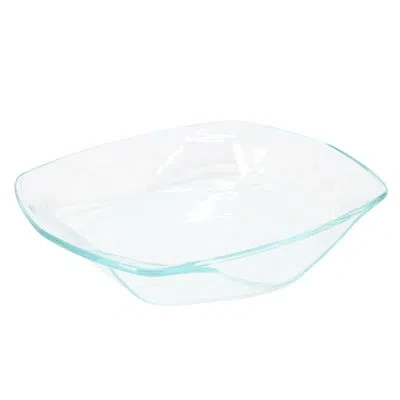Soho Lounge Carnegie Hill 14 Inch X 12 Inch X 2.8 Inch Tempered Glass Baking Pan With Built-in Handles In Clear