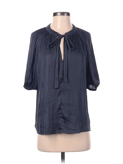 Pre-owned Soho Short Sleeve Blouse In Blue