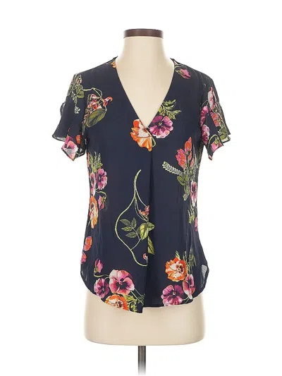 Pre-owned Soho Short Sleeve Blouse In Blue