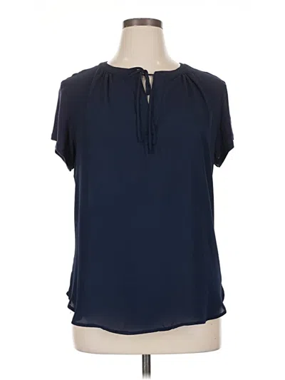 Pre-owned Soho Short Sleeve Blouse In Blue