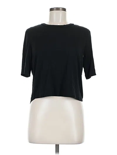 Pre-owned Soho Short Sleeve Top Black Crew Neck Tops